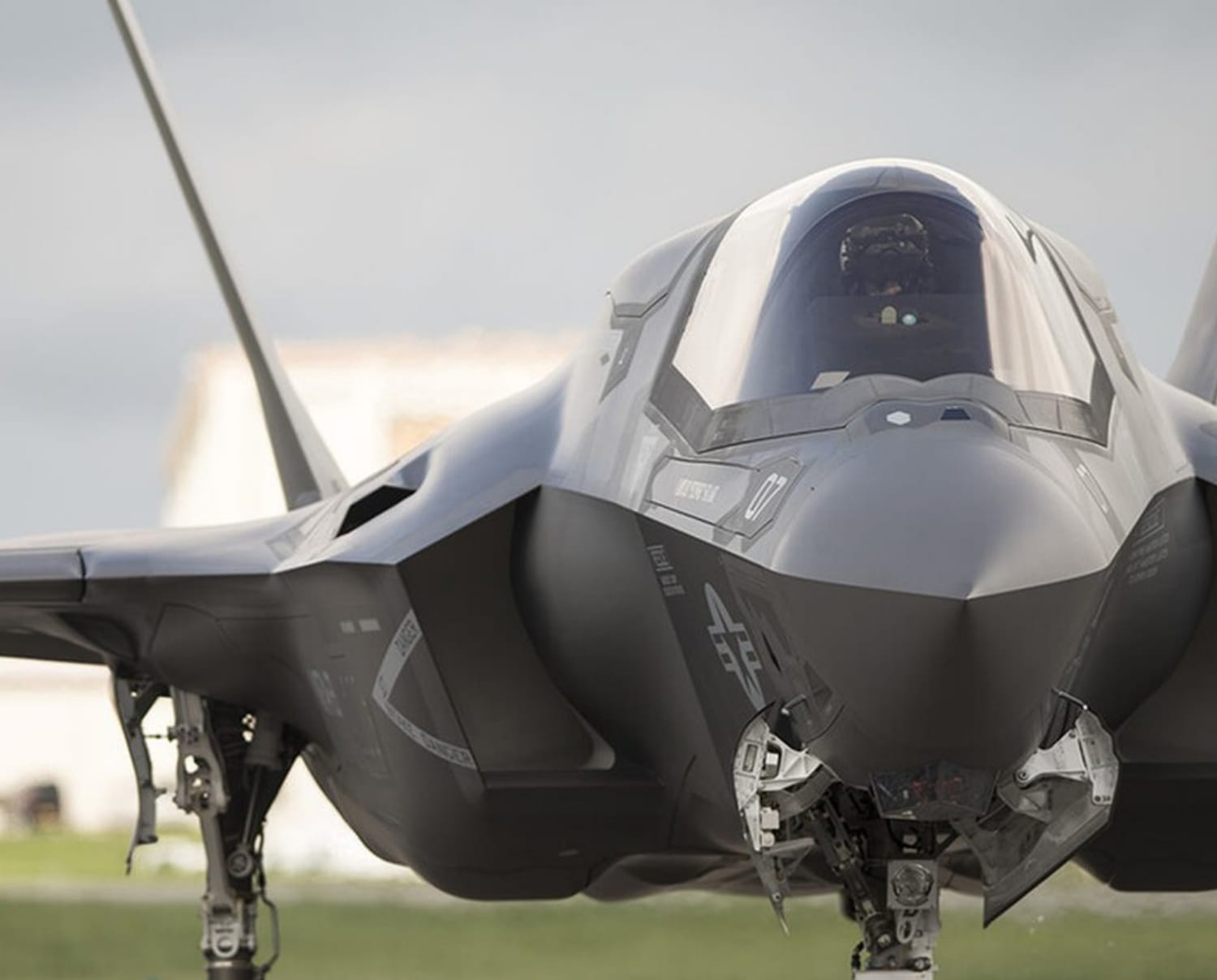 Fighter aircraft on the apron — Textron classified production programs